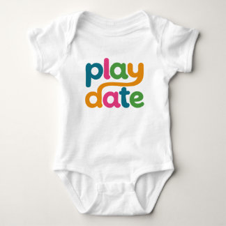 Body bébé logo coloré Play Date