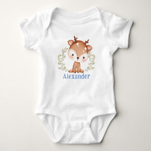 Body Bébé mignon Cerf premier anniversaire I Baby showe