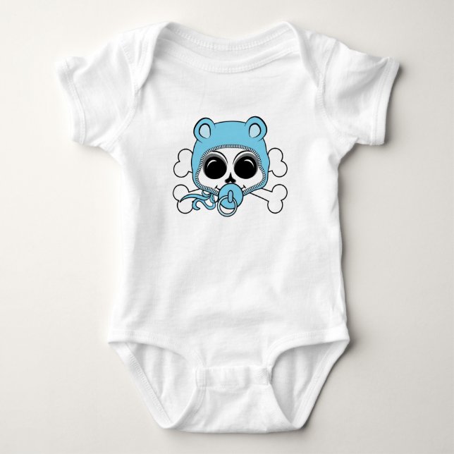 Body Bébé mignon Crâne garçon (Devant)