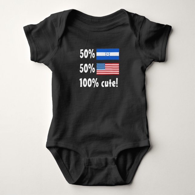 Body Bébé mignon du Honduras Etats-Unis 100% (Devant)