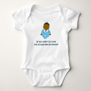 Body Bébé mignon garçon (foncé)