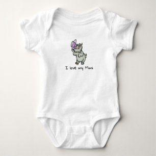 Body Bébé mignon Hippo I Lote my Mimi