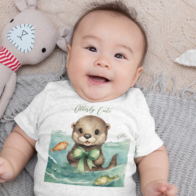 Body Bébé mignon Otter Sexe Neutre (Créateur téléchargé)