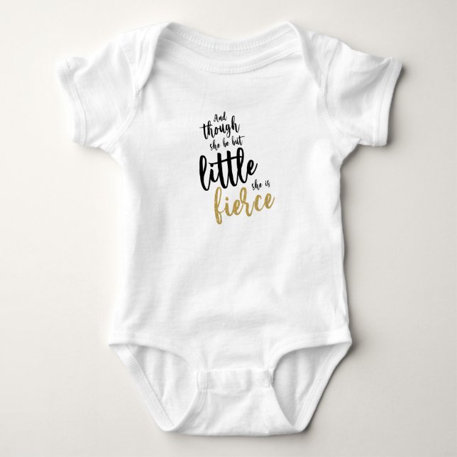 Body Bébé mignonne Petite Fille Parties scintillant (Devant)