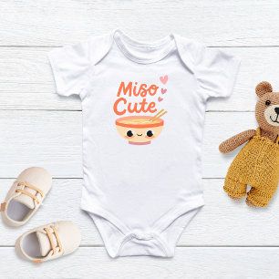 Body Bébé Miso Mignon , Cadeau de bébé adorable sur le