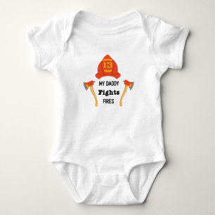 Body bébé Mon Papa Combat les Incendies