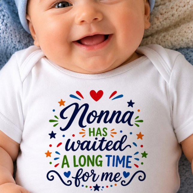 Body bébé Nonna a attendu longtemps (Créateur téléchargé)
