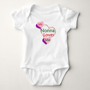 Body bébé Nonna m'aime