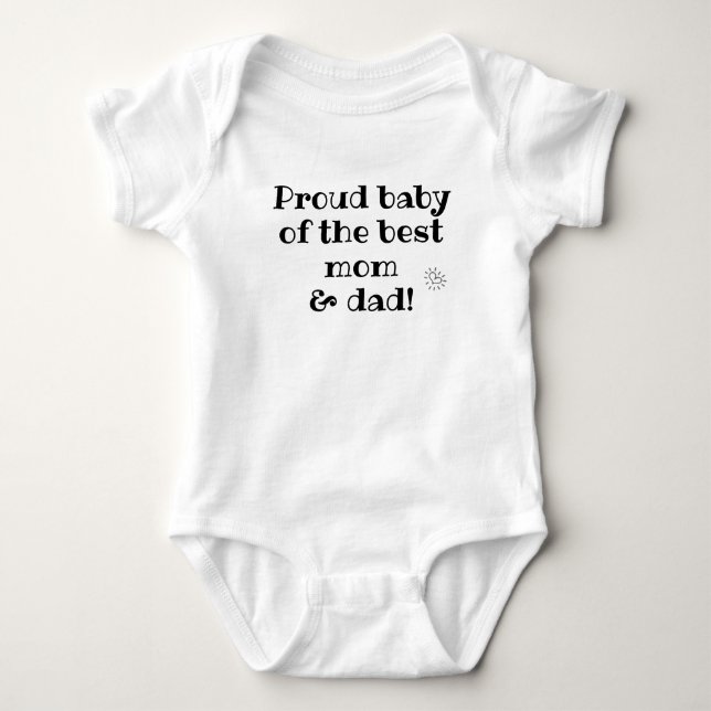 Body bébé onepiece, drôle cadeau nouveau-né, costume de (Devant)