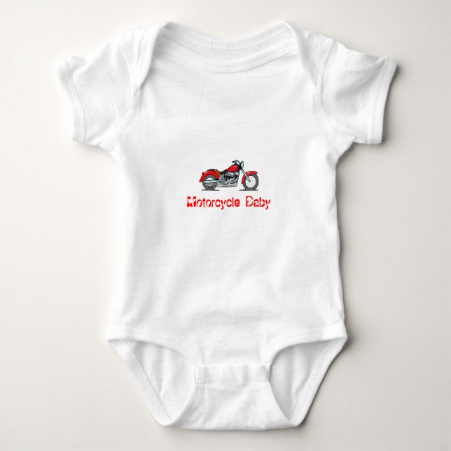 Body Bébé Onsie de moto (Devant)
