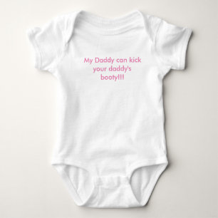 Body Bébé Onsie - mon papa peut donner un coup de pie