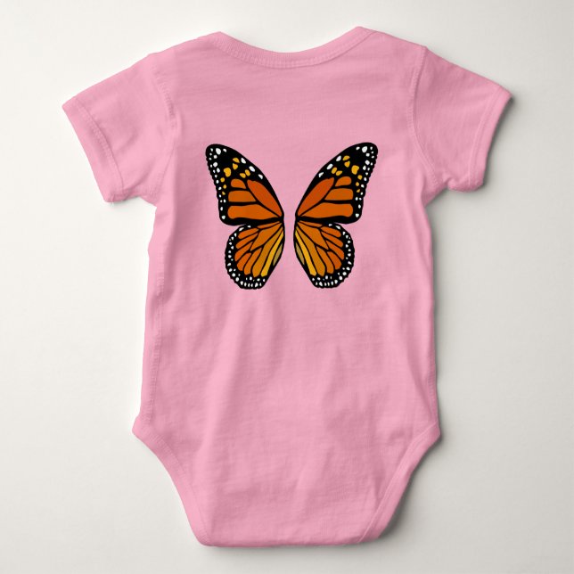 Body Bébé Papillon mignon Papillon Bébé Creeper (Dos)