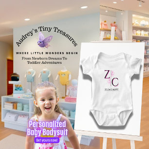 Body bébé personnalisé à manches courtes