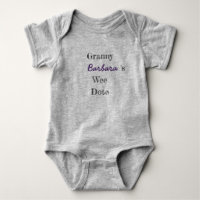 Bébé personnalisé de mamie