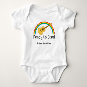 Body bébé personnalisé Guitare Prête à Jammer