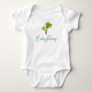 Body Bébé Pinoy avec le palmier