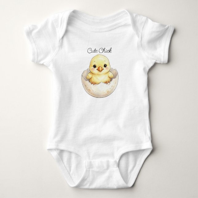 Body Bébé Poussin Mignon (Devant)