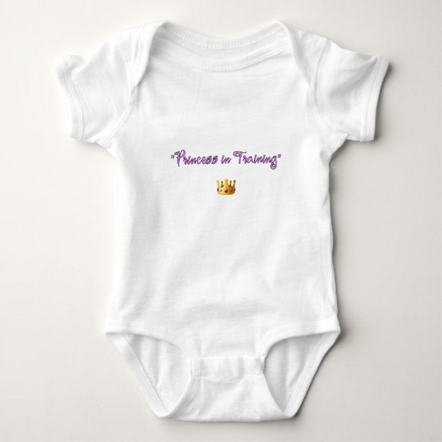 Body bébé Princesse en formation (Devant)