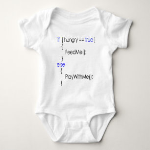 Body Bébé programmant pour des simulacres
