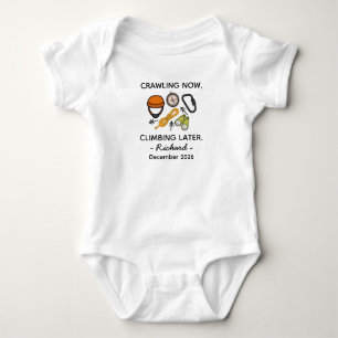 Body Bébé qui rampe maintenant et qui grimpera plus tar