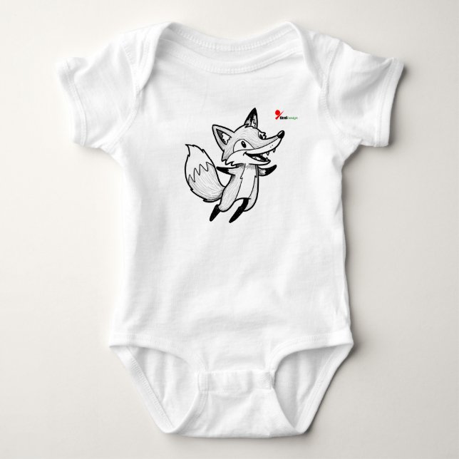 Body bébé renard des bois (Devant)