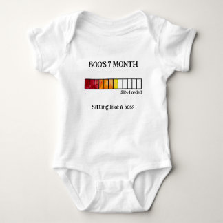 Body bébé rigolo à motif aquarelle pour étape impo