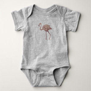 Body bébé rose flamant