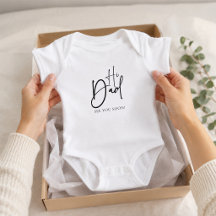 Body bébé 'Salut Papa'