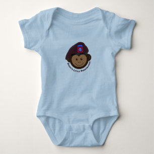Body Bébé singe "Le petit parachutiste de papa"