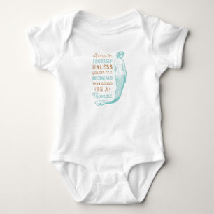 Body bébé sirène