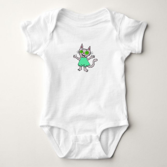 Body Bébé Top Chat Fou (Devant)