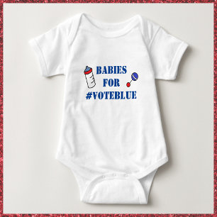 Body Bébés pour VOTE BLEU Un morceau Bébé Bodysuit