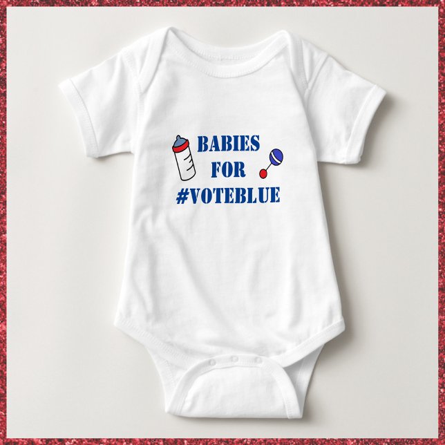 Body Bébés pour VOTE BLEU Un morceau Bébé Bodysuit (Créateur téléchargé)