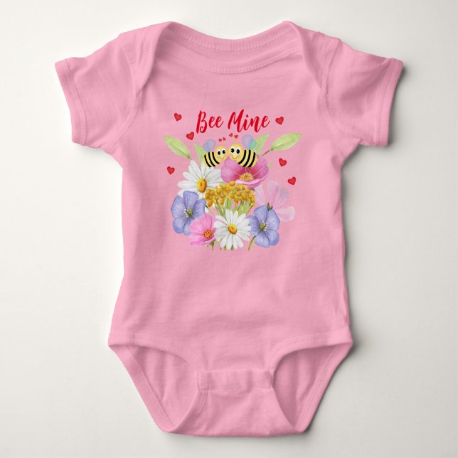 Body Bee Mine Baby Jersey Bodysuit (Devant)