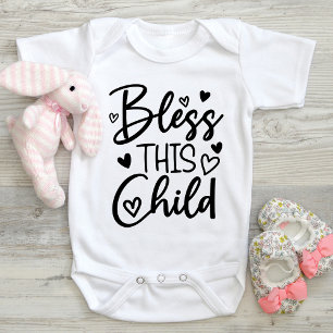 Body Bénis Cet Enfant Chrétien Bébé Bodysuit Kid Chemis