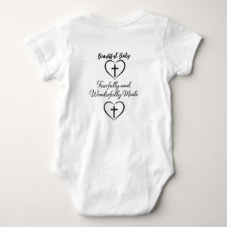 Body Bible Verse Custom Baby Bodysuit 