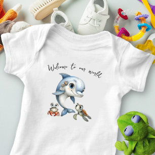 Body Bienvenue au nouveau bébé dauphin
