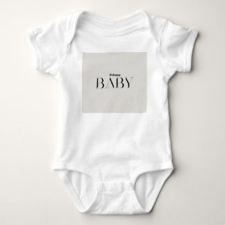 Body Bienvenue bébé | Bodysuit minimaliste pour bébé mo