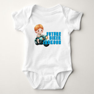 Body Biker avec enfant et moto