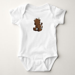Body Bison personnalisable de bébé
