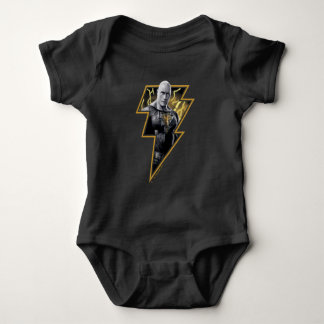 Body Black Adam Grey et Gold Lightning Graphic