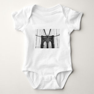Body Black White Brooklyn Bridge New York