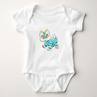 Body Bleu chinois adorable du dragon 2012 de nouvelle