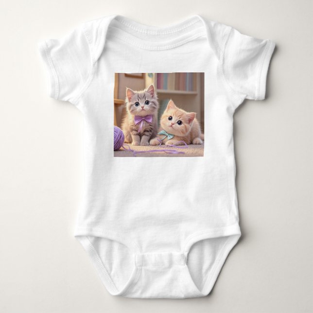 Body Bliss adorables pour bébés : Design doux et confor (Devant)