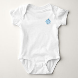 Body Blue Baby Head Motif Baby Boy