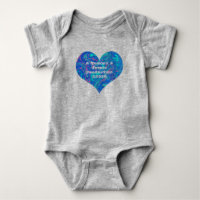 Blue bubblegum abstrait design forme cardiaque