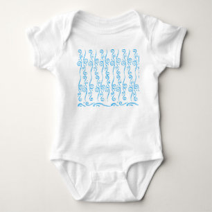 Body Blue Swirls Baby Jersey Bodysuit