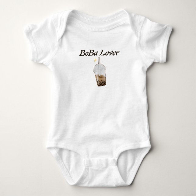 Body boba thé bulle thé baby bodysuit (Devant)