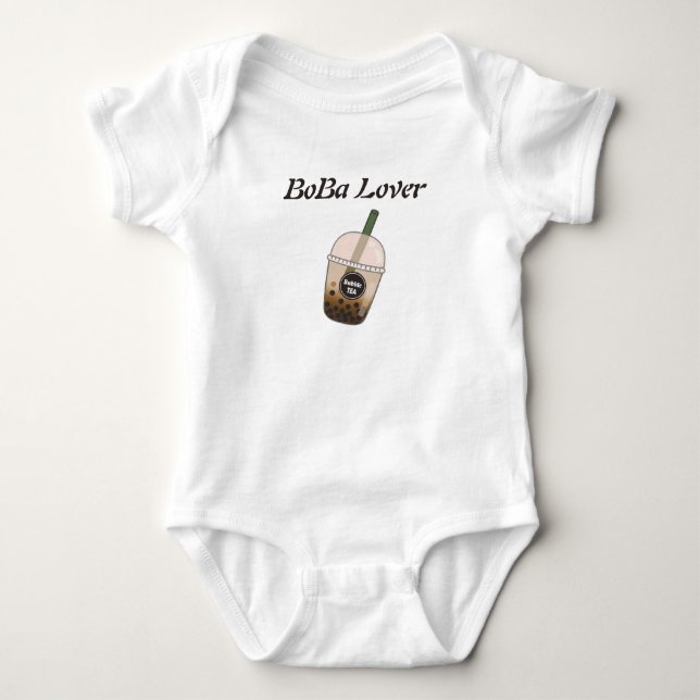 Body boba thé bulle thé baby bodysuit (Devant)