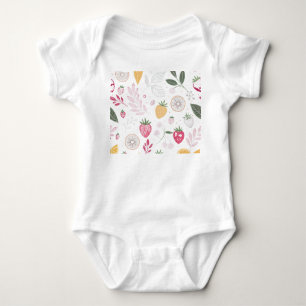 Body “Body bébé fleuri mignon”